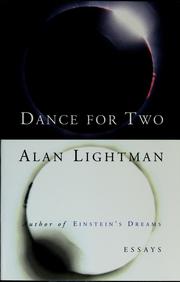 Cover of: Dance for two: selected essays