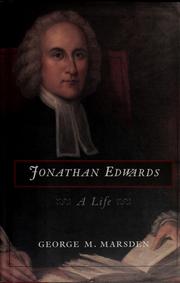 Cover of: Jonathan Edwards: A Life