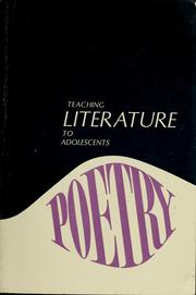 Cover of: Teaching literature to adolescents: poetry. by Stephen Dunning