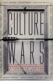 Cover of: Culture Wars by Richard Bolton