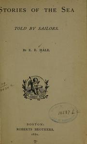 Cover of: Stories of the sea told by sailors.