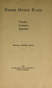 Cover of: Under other flags: Travels, lectures, speeches.