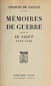Cover of: Mémoires de guerre.