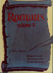 Cover of: Romans by J. Vernon McGee