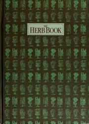 Cover of: The herb book by Lady Arabella Boxer