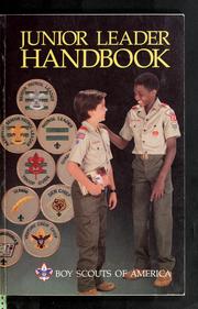 Cover of: Junior leader handbook
