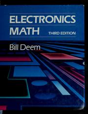 Electronic Math by Bill R. Deem