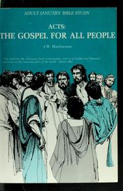 Cover of: Acts: the gospel for all people
