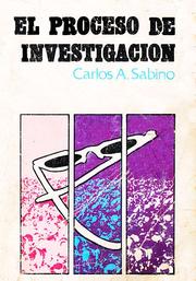 Cover of: El Proceso de Investigación