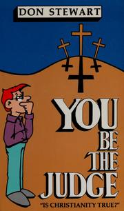 Cover of: You be the judge