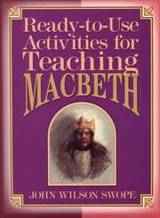 Cover of: Ready-to-use activities for teaching Macbeth
