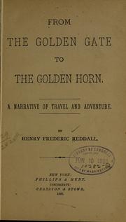 Cover of: From the Golden Gate to the Golden Horn