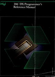 Cover of: 386 DX microprocessor programmer's reference manual.