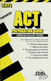 Cover of: Cliffs Enhanced American College Testing Preparation Guide (Cliffs Preparation Guides)