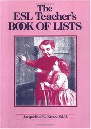 Cover of: The ESL teacher's book of lists