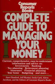Cover of: Complete guide to managing your money