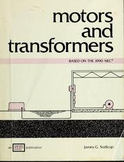 Cover of: Motors and transformers by James G. Stallcup