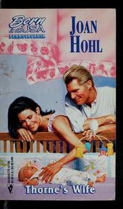 Cover of: Thorne's wife by Joan Hohl