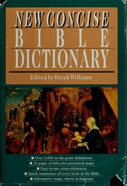 Cover of: New concise Bible dictionary by Williams, Derek