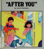 Cover of: "After you"