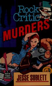 Cover of: Rock critic murders