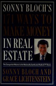 Cover of: Sonny Bloch's 171 ways to make money in real estate