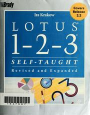 Cover of: Lotus 1-2-3 self-taught