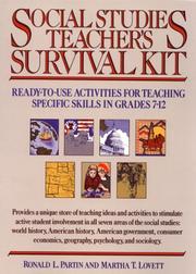Cover of: Social studies teacher's survival kit: ready-to-use activities for teaching specific skills in grades 7-12