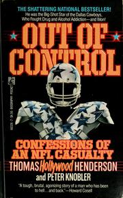 Cover of: Out of Control, Confessions of an NFL Casualty