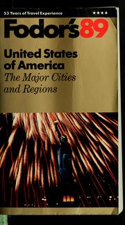 Cover of: Fodor's 89 United States of America