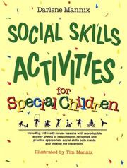 Cover of: Social skills activities for special children by Darlene Mannix