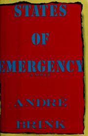 Cover of: States of emergency
