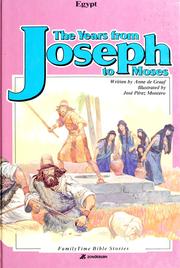 Cover of: Years from Joseph to Moses (Familytime Bible Series, Book 3)