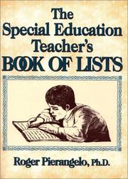 Cover of: The special education teacher's book of lists