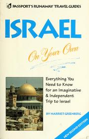 Cover of: Israel on your own