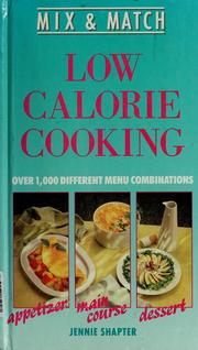 Cover of: Low calorie cooking