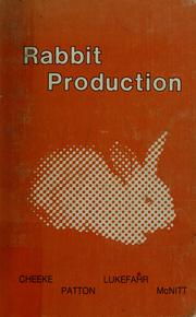 Cover of: Rabbit production.