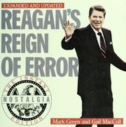 Cover of: Reagan's reign of error by Mark Green and Gail MacColl, with Howard Gershen ... [et al.].
