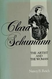 Cover of: Clara Schumann by Nancy B. Reich