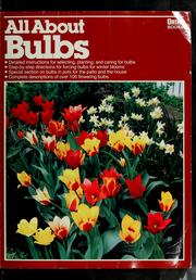 Cover of: All about bulbs by Alvin Horton