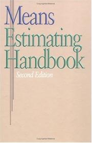 Cover of: Means estimating handbook.