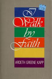 Cover of: I walk by faith