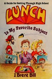 Cover of: Lunch is my favorite subject