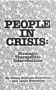 Cover of: People in crisis: strategic therapeutic interventions
