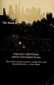 Cover of: The Book of great mysteries by edited by Colin Wilson and Christopher Evans.