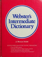 Cover of: Webster's intermediate dictionary. by 
