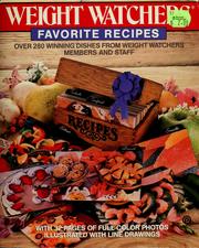 Cover of: Weight Watchers favorite recipes by photography by Guy Powers.