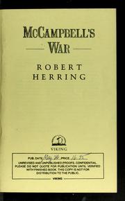 Cover of: McCampbell's war