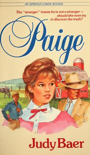 Cover of: Paige by Judy Baer