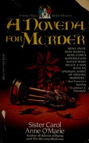 Cover of: A novena for murder